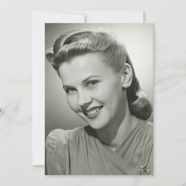 Carte Femme souriante 2 (Devant)