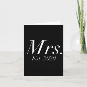 Carte Femmes Après Mariage Atteint Pour Mariée & ; Gr