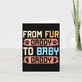 Carte Femmes de Fur Daddy à Baby Daddy Drôle de Papa Chi