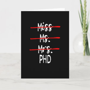 Carte Femmes Docteur Cadeaux pour femmes Mlle Mme Mme Mm