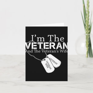 Carte Femmes Je Suis Le Vétéran Fête Des Vétérans Us Mil