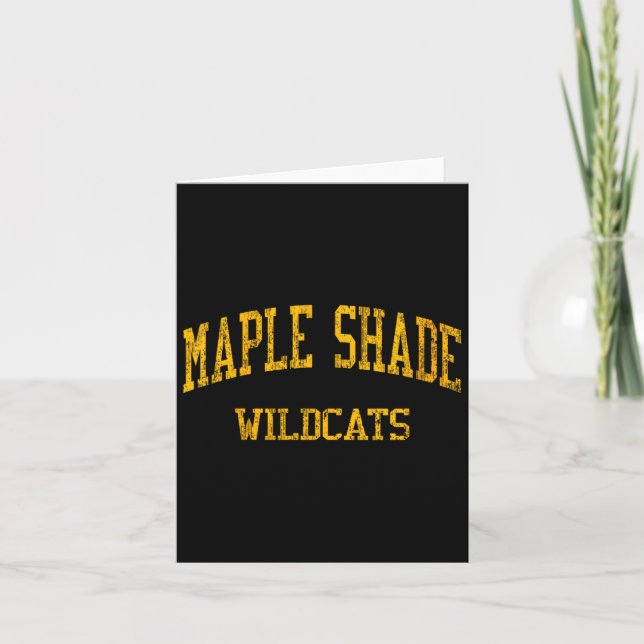 Carte Femmes Lycée Maple Shade Hs Maple Shade Nj V (Devant)