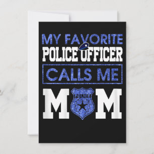 Carte Femmes Mon Officier De Police Préféré M'Appelle Ma