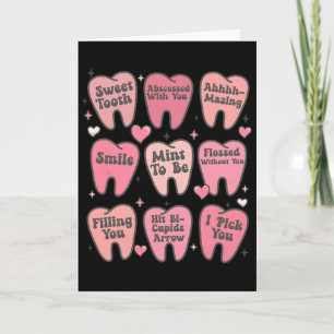 Carte Femmes Rétro Dentaires Dent Valentine Bonbons Hygi