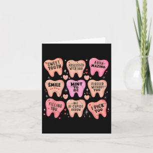 Carte Femmes Retro Dental Toile Valentine Candy Dental H