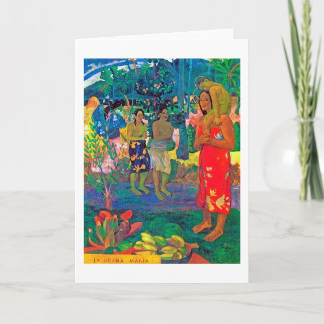 Carte Femmes tahitiennes, Gauguin (Devant)