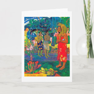 Carte Femmes tahitiennes, Gauguin