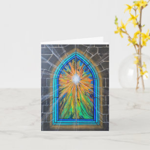 Carte Fenêtre en verre de l'église Light 3