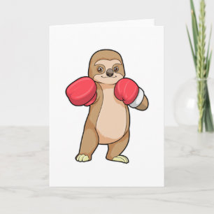 Carte Fente en boîte avec gants en boîte