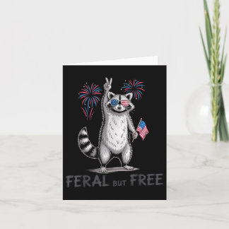 Carte Feral &amp ; drapeau américain gratuit 4 juillet F