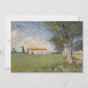 Carte Ferme dans une zone de blé   Vincent van Gogh