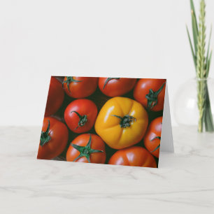Carte Fermes   Tomates rouges et jaunes brillantes