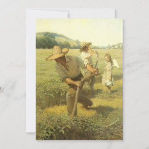 Carte Fermiers Vintage, Retour à la ferme par NC Wyeth
