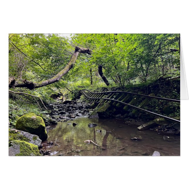 Carte ferroviaire abandonnée (Devant horizontal)
