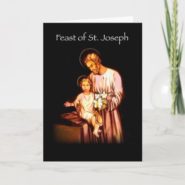 Carte Festin 3821 de noir de St Joseph (Devant)