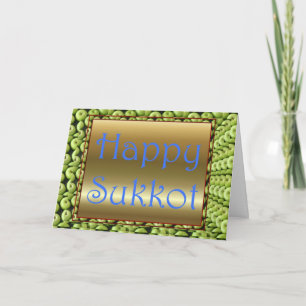 Carte Festin juif de Sukkot du festin de tabernacles des