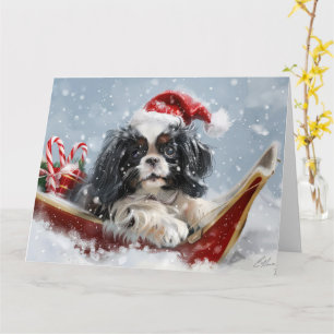 Carte Festival de Noël de Chien Chin Japonais
