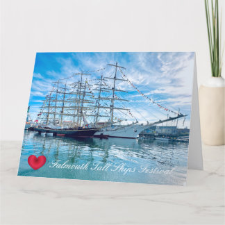 Carte FESTIVAL DES GRANDS VOILIERS DE FALMOUTH Cornouail