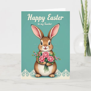 Carte festive Bouquet de Lapin