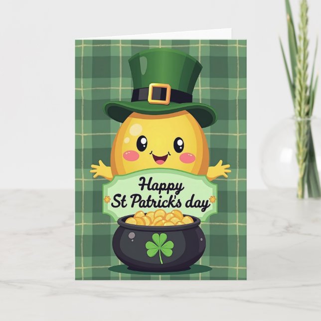 Carte Festive Luck St Patricks Day Card (Devant)