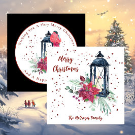 Carte Festive Modern Christmas Card
