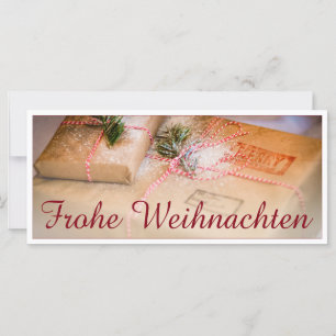 Carte Festliche Geschenke als Weihnachtsmotiv