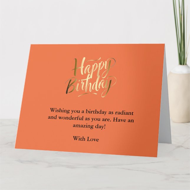 Carte Fête brillante et joyeuse (Devant)