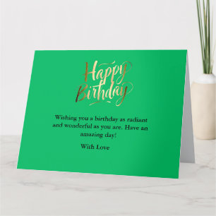 Carte Fête brillante et joyeuse