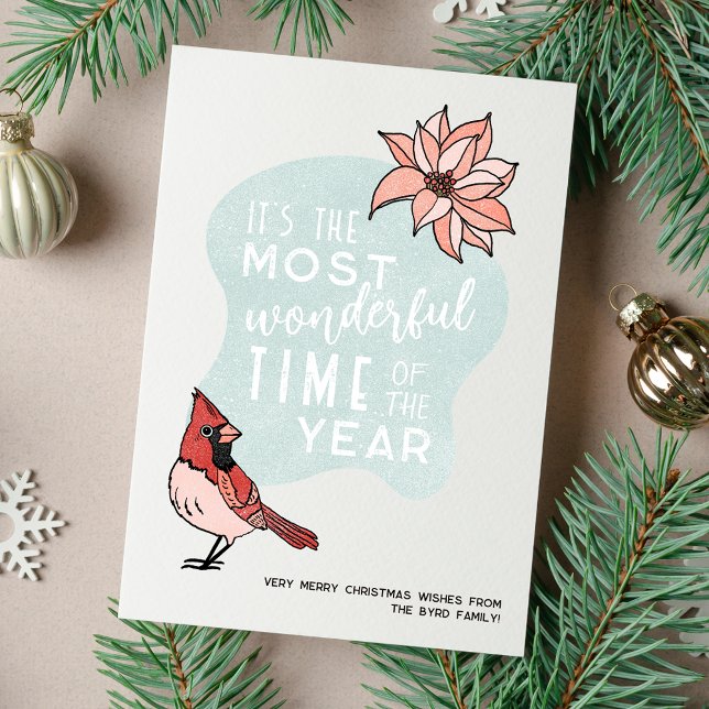 Carte Fête Cardinale de Noël moderne (Créateur téléchargé)