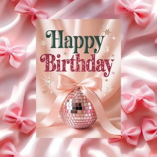 Carte Fête Coquette Rose Sweet Seize Ans