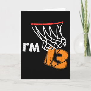 Carte Fête d'anniversaire 13 ans Sketch Je suis 13 Treiz