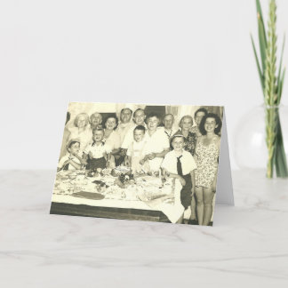 CARTE FÊTE D'ANNIVERSAIRE DE FAMILLE !