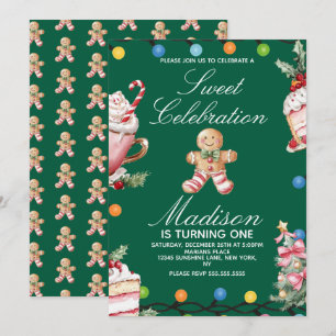 Carte Fête d'anniversaire de Noël Célébration douce