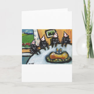 Carte Fête d'anniversaire d'été de Schipperke