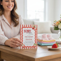Fête de bébé "Baie amoureuse" à la fraise rouge 