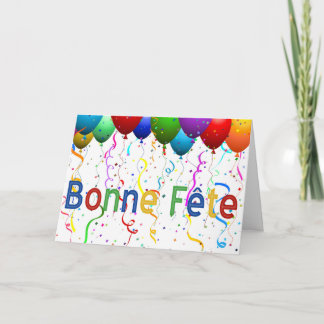 Carte Fête de Bonne