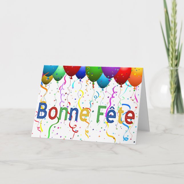 Carte Fête de Bonne (Devant)