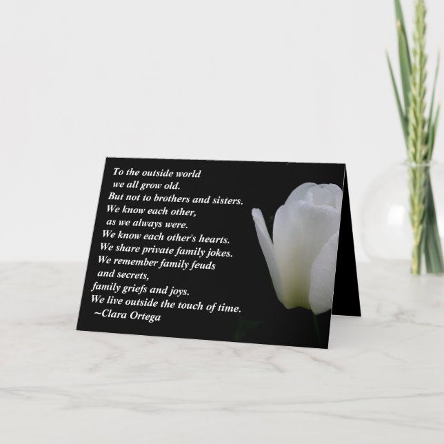 Carte Fête de frère / soeur (Devant)