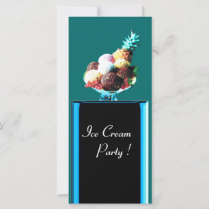 Carte FÊTE DE GLACE - BOUTIQUE DU DÉSERT,bleu rouge noir