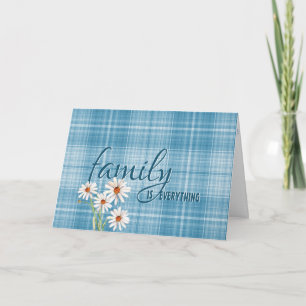 Carte Fête de la belle-mère avec des pâquerettes sur car