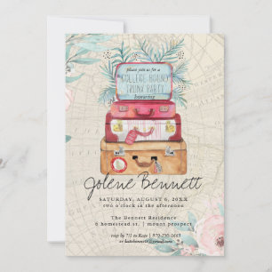 Carte Fête de la Malle   Diplômé Malle Vintage