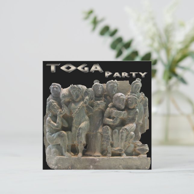 Carte Fête de l'invitation (Debout devant)