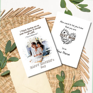 Carte Fête de Mère Drôle de la fille