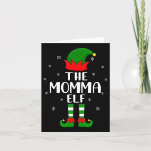 Carte Fête de Noël des elfes de Momma qui correspond aux