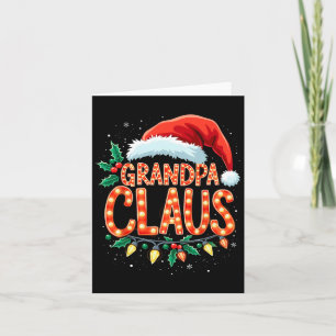 Carte Fête de Noël Grandpa