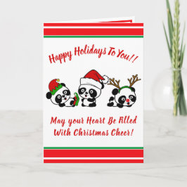 Carte Fête de Noël personnalisée
