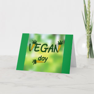 Carte Fête de Vegan