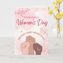 Fête des Femmes Florale Aquarelle Rose Moderne