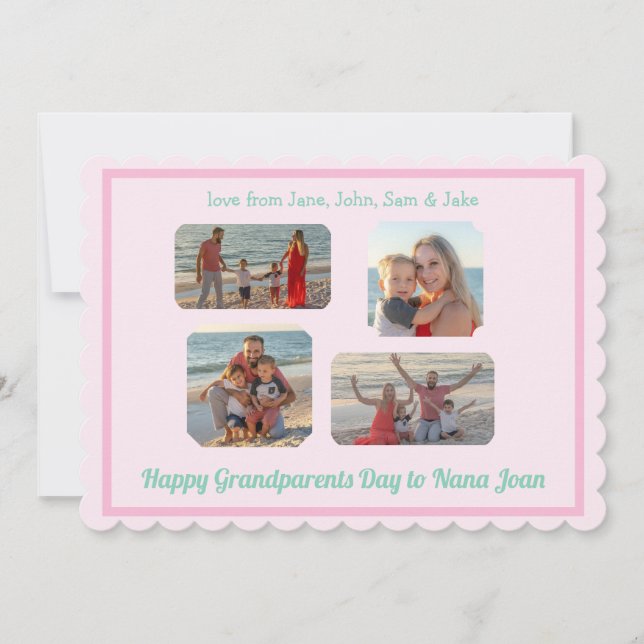 Carte Fête des grands-parents (Devant)