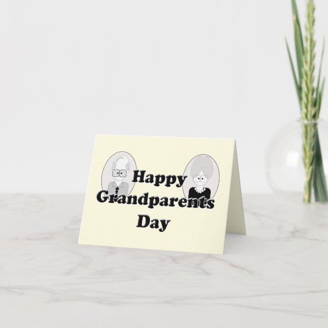 Carte Fête des grands-parents - Couple (Devant)